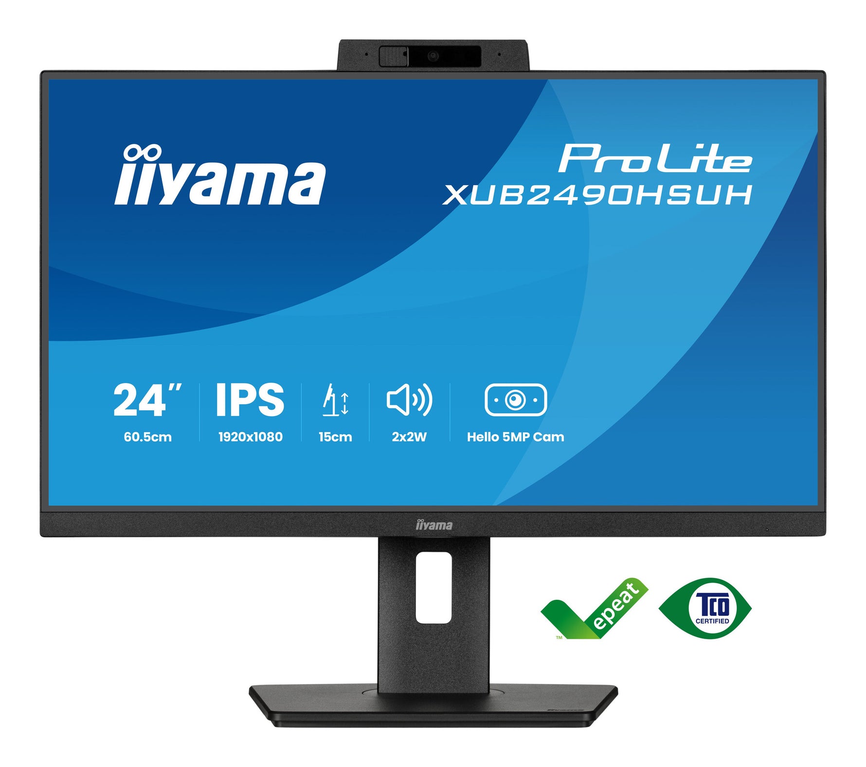 iiyama XUB2490HSUH-B2 computer monitor 60,5 cm (23.8") 1920 x 1080 Pixels Full HD LED Zwart