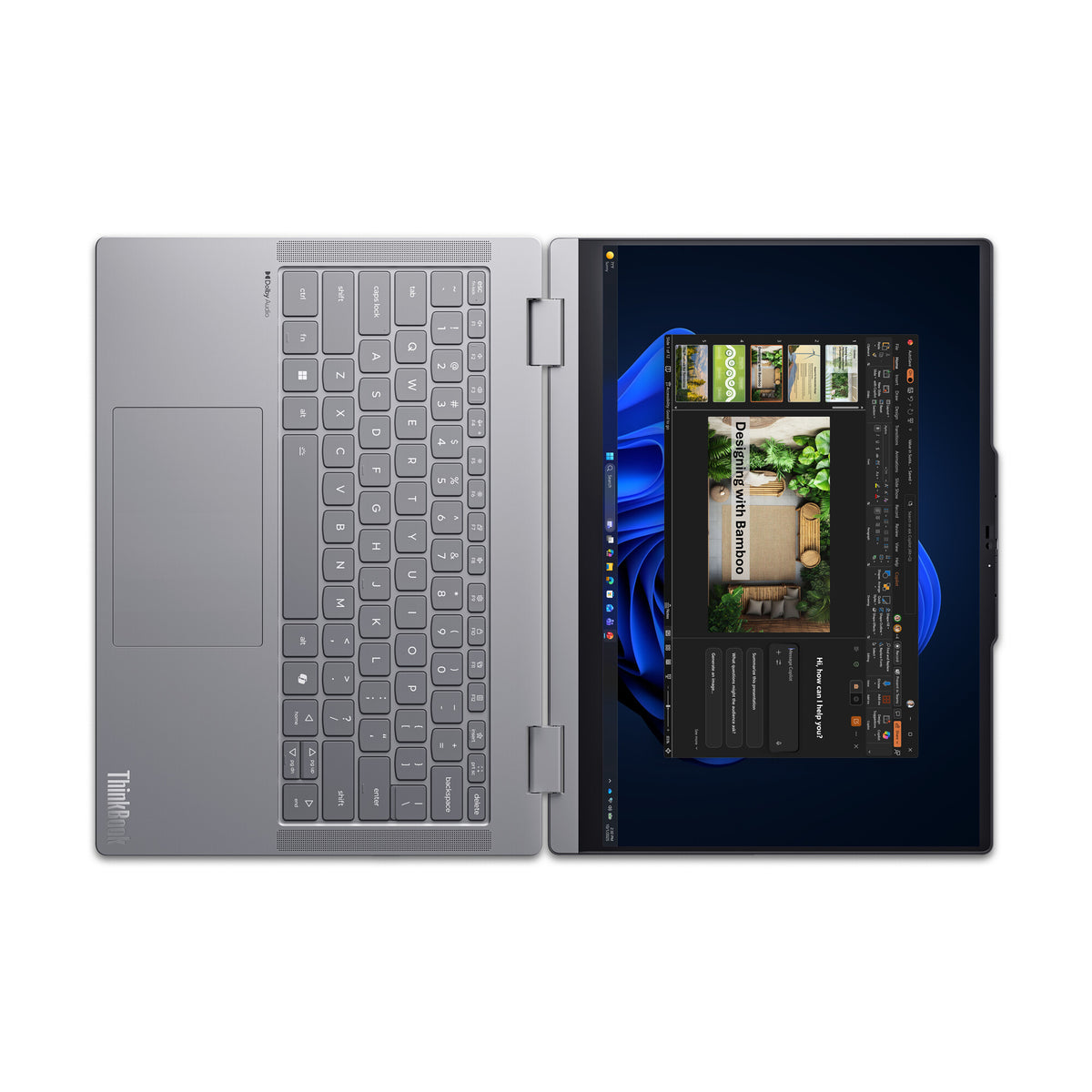 Lenovo ThinkBook 14 2-in-1 G6 IPL Copilot+ PC Intel Core Ultra 5 325 Hybride (2-in-1) 35,6 cm (14") Touchscreen WUXGA 16 GB DDR5-SDRAM 512 GB SSD Wi-Fi 7 (802.11be) Windows 11 Pro Belgisch Grijs