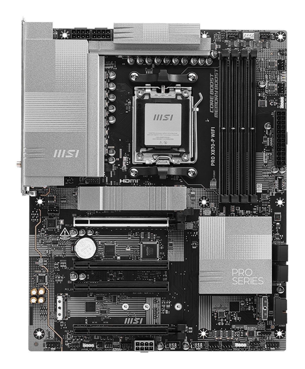 MSI PRO X870-P WIFI moederbord AMD X870 Socket AM5 ATX