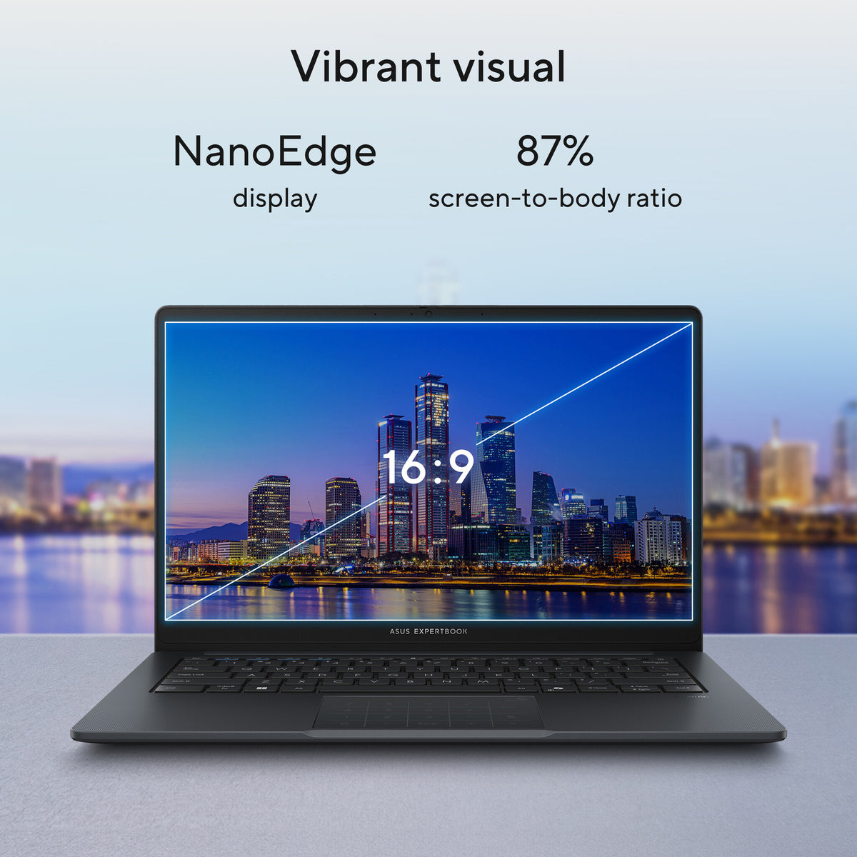 ASUS ExpertBook B1 B1403CVA-S68351X Intel Core 7 150U Laptop 35,6 cm (14") Full HD 32 GB DDR5-SDRAM 1 TB SSD Wi-Fi 6E (802.11ax) Windows 11 Pro US International Grijs