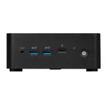 MSI Cubi NUC 1MG-001EU PC's/werkstation Intel Core 7 150U 16 GB DDR5-SDRAM 1 TB SSD Windows 11 Pro Mini PC Zwart