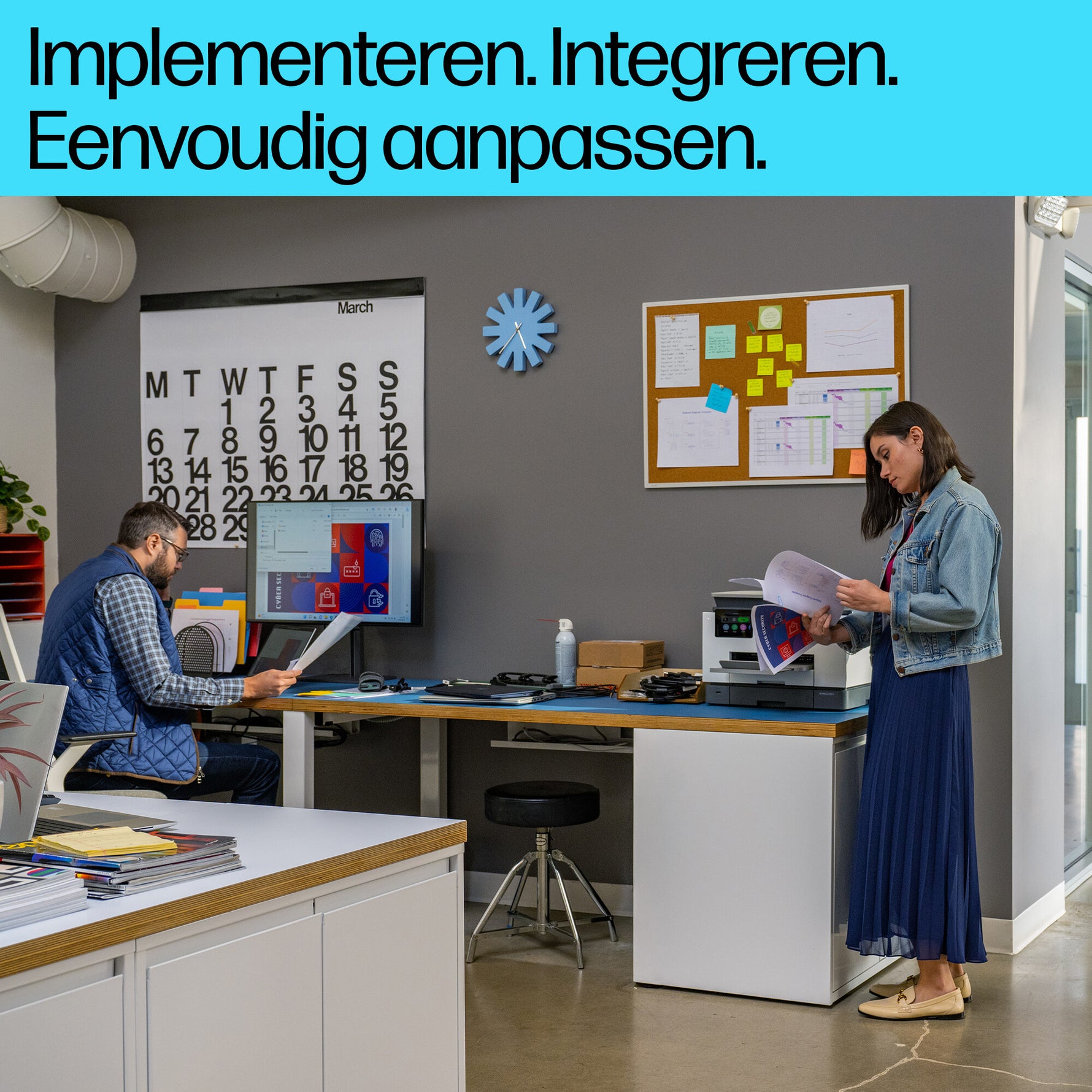 HP OfficeJet Pro 9130b Draadloos All-in-One Kleur Printer, Dubbelzijdig printen; Kopieerapparaat, Scanner