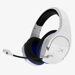HyperX Cloud Stinger Core - draadloze gamingheadset (wit-blauw) - PS5-PS4