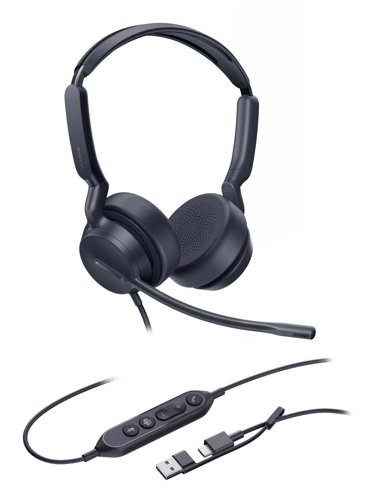 Yealink Dual Teams-headset met USB-C/A-aansluiting