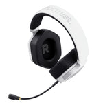 Trust GXT 493W Carus Headset Bedraad en draadloos Hoofdband, Helm Gamen USB Type-C / USB Type-A Bluetooth Wit
