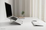 Neomounts NSLS085SILVER Laptopstandaard 10-17" - opvouwbaar - compact - universeel