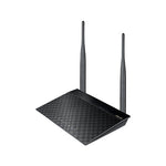 ASUS RT-N12E C1 N300 draadloze router Fast Ethernet Single-band (2.4 GHz) Zwart, Metallic