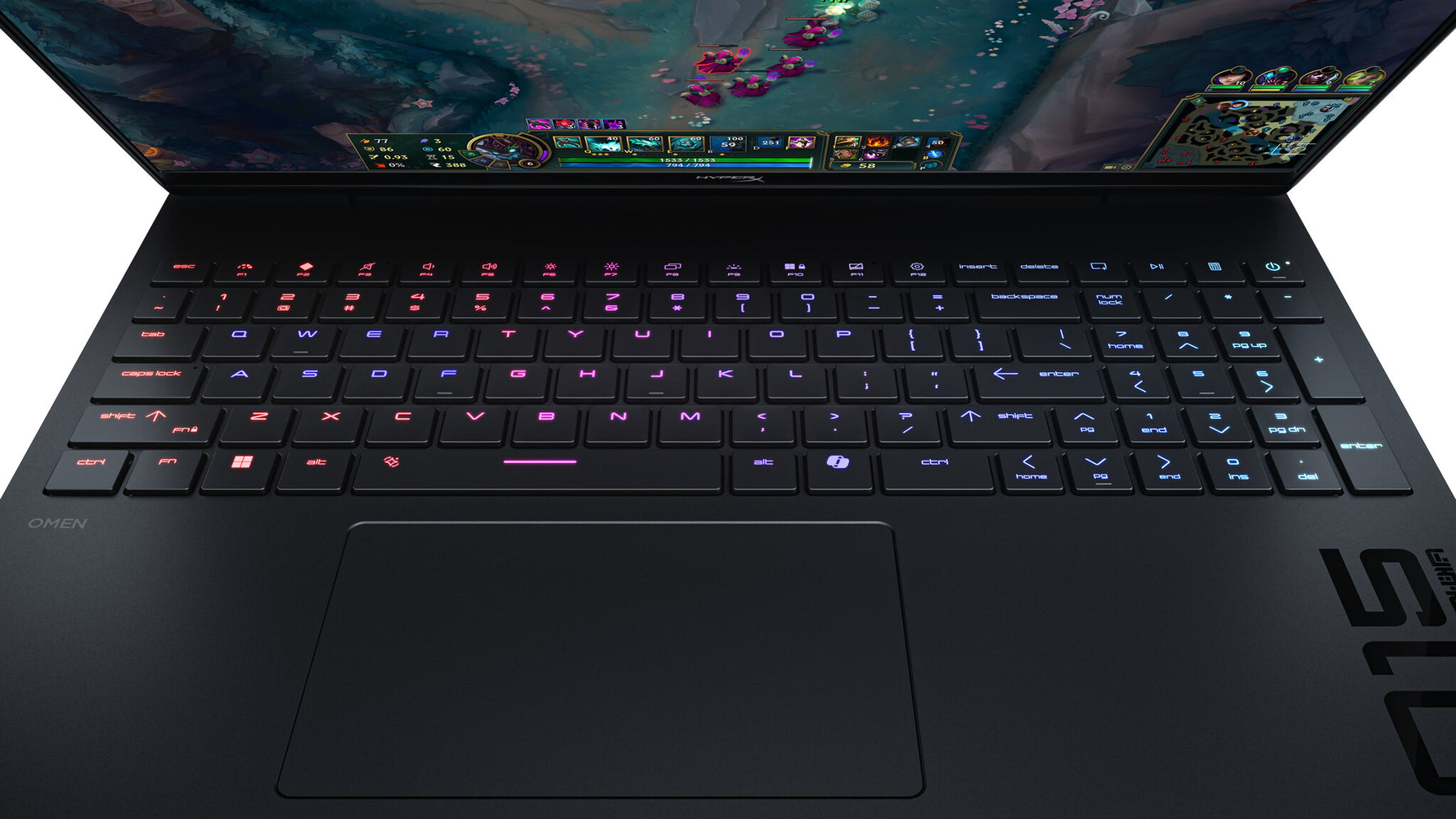 HP HyperX OMEN 15-ga0070nd Intel® Core™ i7 i7-14650HX 38,9 cm (15.3") 2.5K 24 GB DDR5-SDRAM NVIDIA GeForce RTX 5060 Wi-Fi 6 (802.11ax) Windows 11 Home Zwart