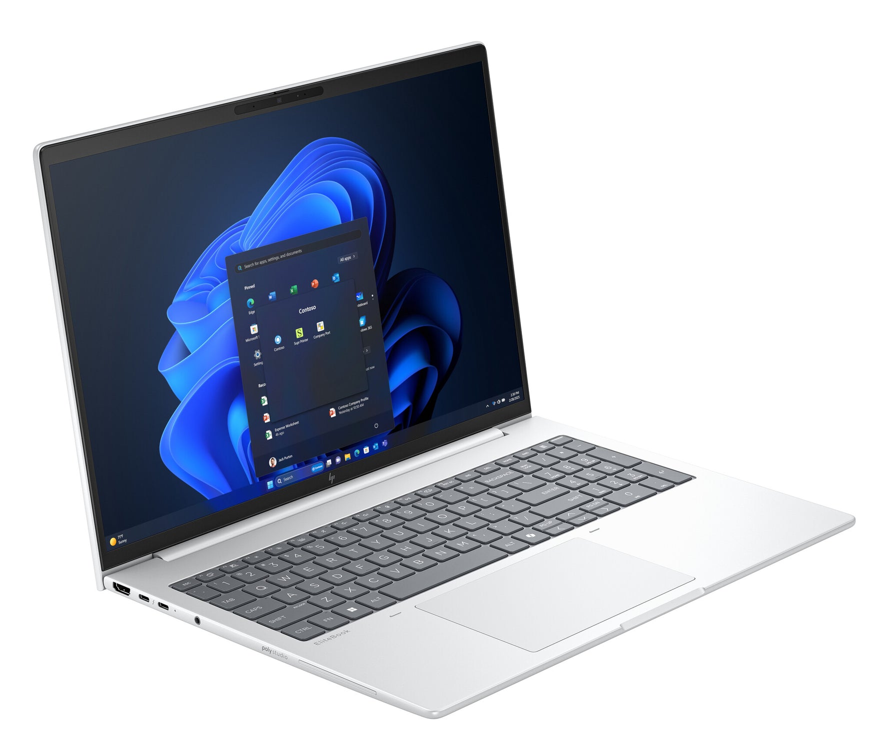 HP EliteBook 8 G1i AI Wolf Pro Security Edition Intel Core Ultra 7 255H Laptop 40,6 cm (16") WUXGA 24 GB DDR5-SDRAM 512 GB SSD Wi-Fi 6E (802.11ax) Windows 11 Pro AI PC Zilver