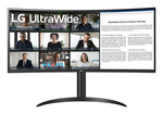 LG 34WR55QK-B computer monitor 86,4 cm (34") 3440 x 1440 Pixels Wide Quad HD Zwart