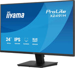 iiyama ProLite X2491H-B1 computer monitor 60,5 cm (23.8") 1920 x 1080 Pixels Full HD Zwart