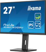 iiyama ProLite XUB2763QSU-B1 computer monitor 68,6 cm (27") 2560 x 1440 Pixels Quad HD LED Zwart