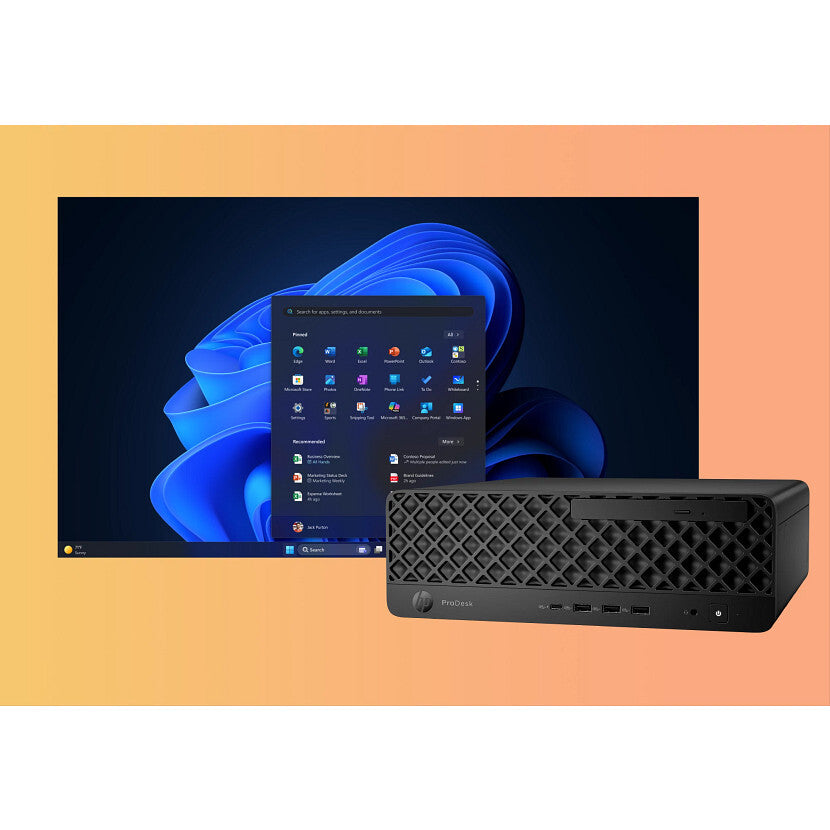 HP ProDesk 4 SFF G1i AI Wolf Pro Security Edition Intel Core Ultra 5 235 16 GB DDR5-SDRAM 512 GB SSD Windows 11 Pro PC AI PC Zwart