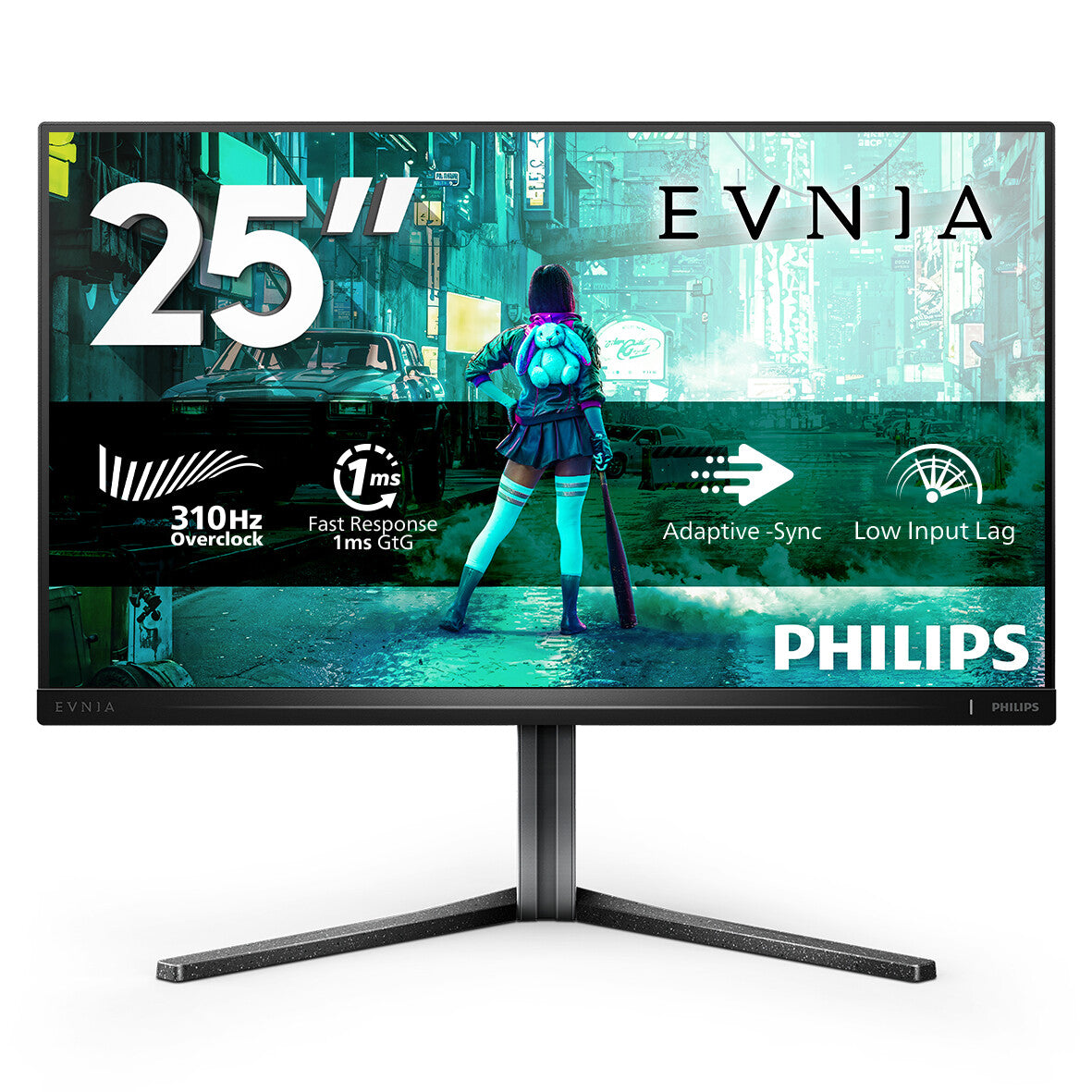 Philips Evnia 3000 25M2N3200U/00 computer monitor 62,2 cm (24.5") 1920 x 1080 Pixels Full HD LCD Zwart