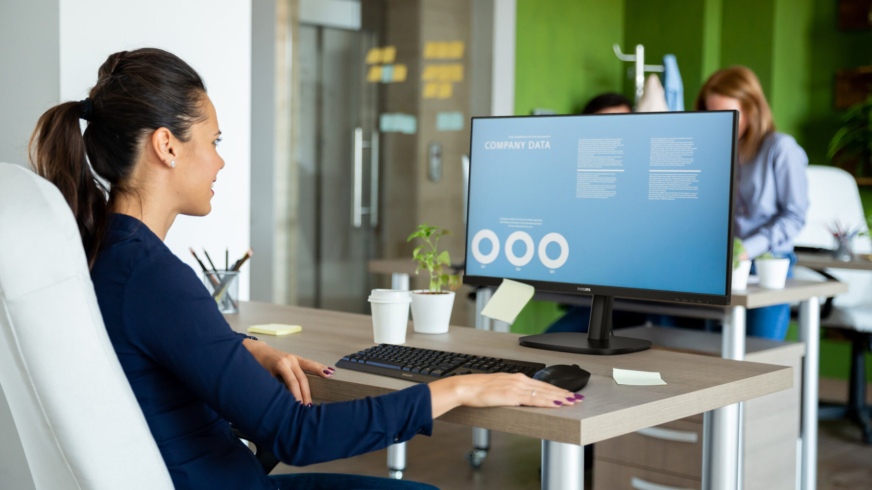 Philips 3000 series 32B2N3500/00 computer monitor 80 cm (31.5") 2560 x 1440 Pixels Quad HD LCD Zwart