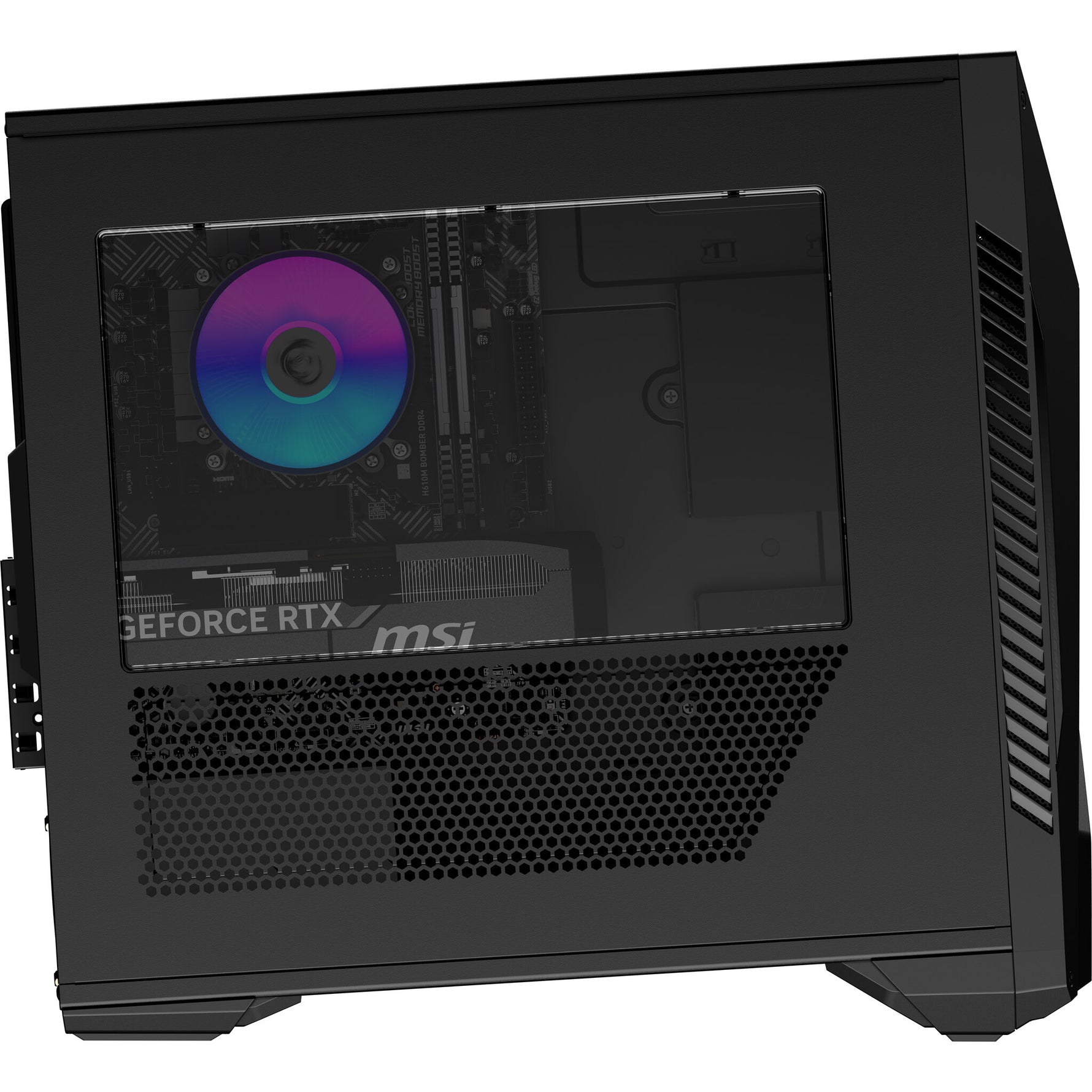 MSI MAG Infinite S3 14NVP5-2829EU Intel® Core™ i5 i5-14400F 16 GB DDR5-SDRAM 1 TB SSD NVIDIA GeForce RTX 5070 Windows 11 Home Desktop PC Zwart