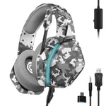 Oniverse Nebula Headset Bedraad Hoofdband Gamen USB Type-A Camouflage