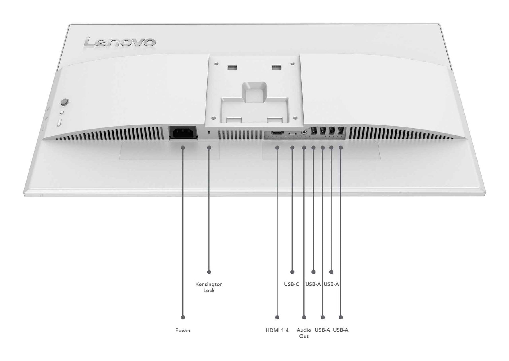 Lenovo L24D-4C computer monitor 60,5 cm (23.8") 1920 x 1080 Pixels Full HD LCD Grijs
