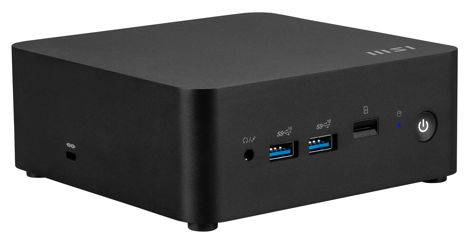 MSI CUBI NUC 1MG-244BEU PC/workstation barebone 0.84L sized PC Zwart 100U Intel SoC