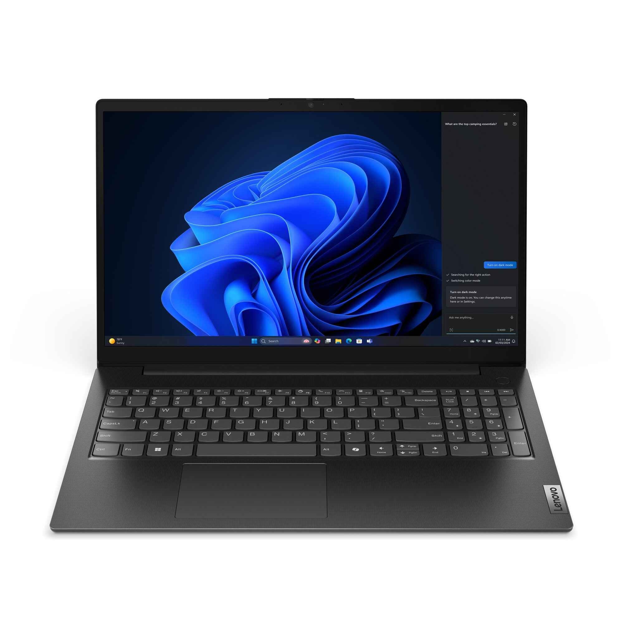 Lenovo V15 G5 IRL Intel® Core™ i5 i5-13420H Laptop 39,6 cm (15.6") Full HD 16 GB DDR5-SDRAM 512 GB SSD Wi-Fi 6 (802.11ax) Windows 11 Pro Belgisch Zwart