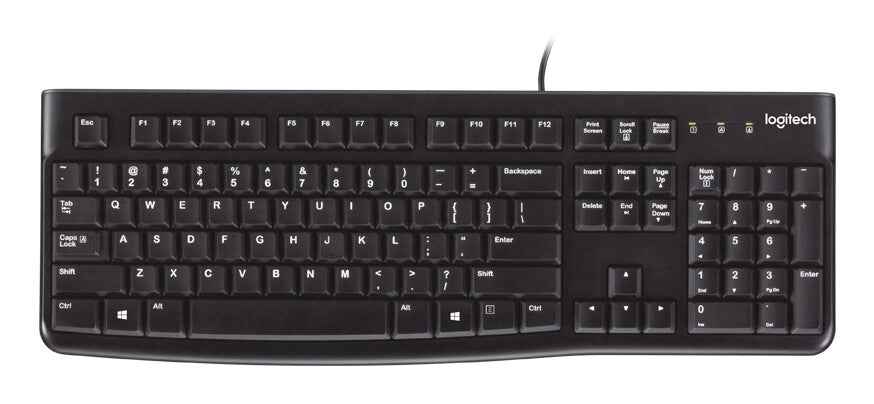 Logitech K120 Keyboard Black Croatia/Slovenia
