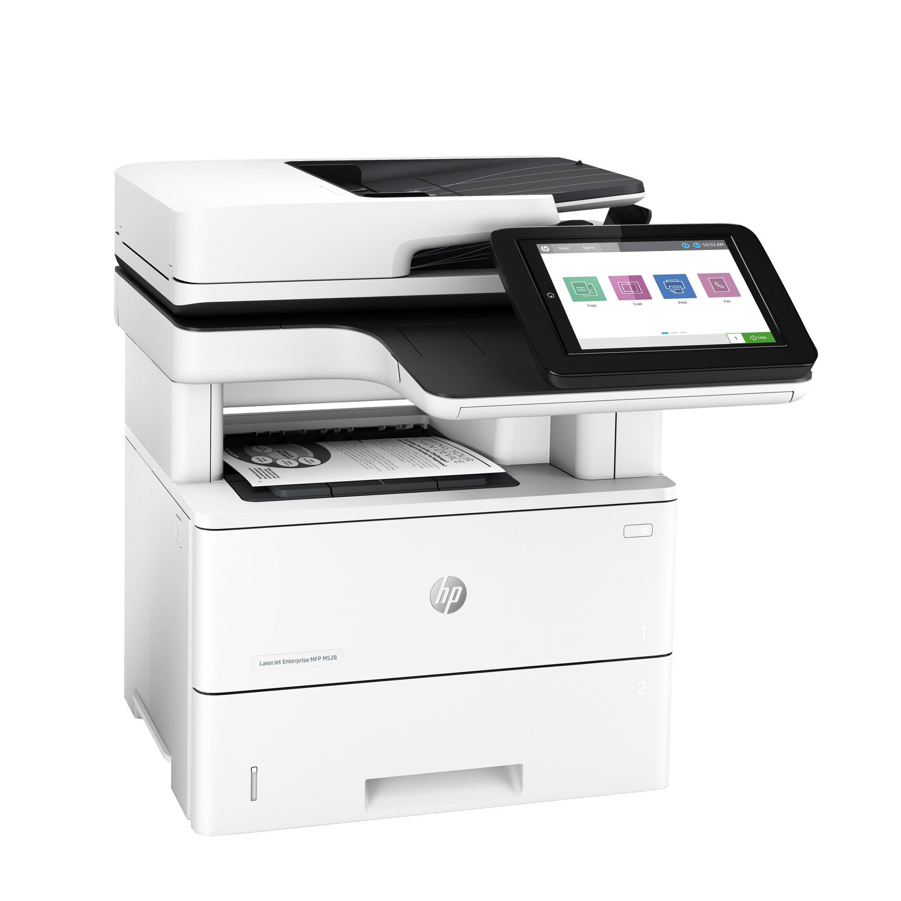 HP LaserJet Enterprise M528dn Draadloos Multifunction Zwart-wit Printer, Kopieerapparaat, scanner; dubbelzijdig