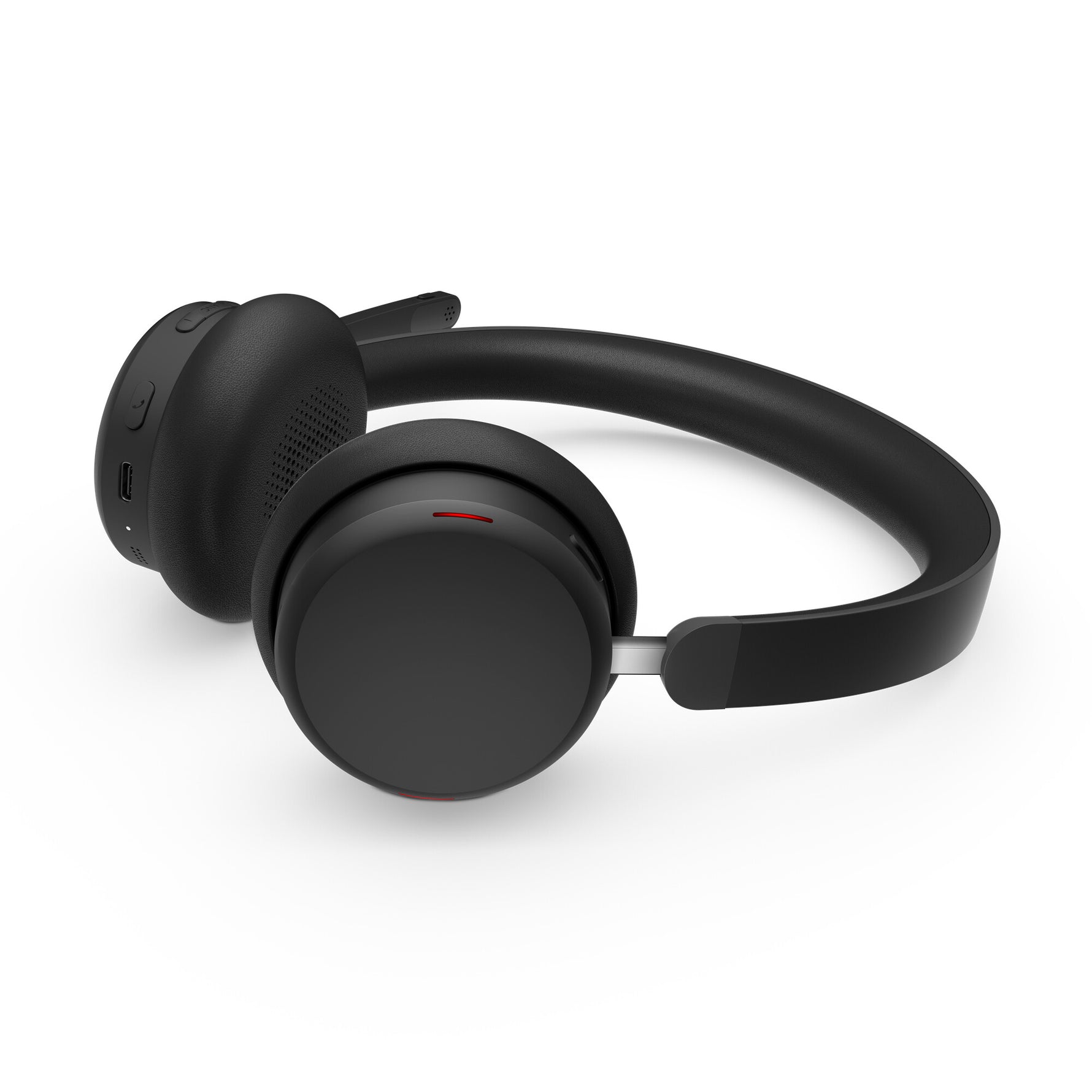 Lenovo 6550 Headset Draadloos Hoofdband Kantoor/callcenter USB Type-C Bluetooth Zwart