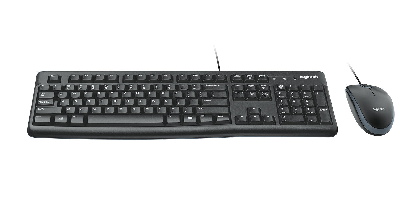 LOGITECH MK120 corded Desktop black USB (US)