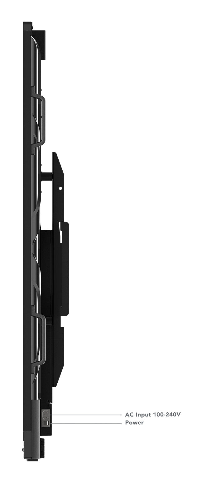 Lenovo ThinkVision T86 computer monitor 2,18 m (86") 3840 x 2160 Pixels 4K Ultra HD LED Touchscreen Zwart