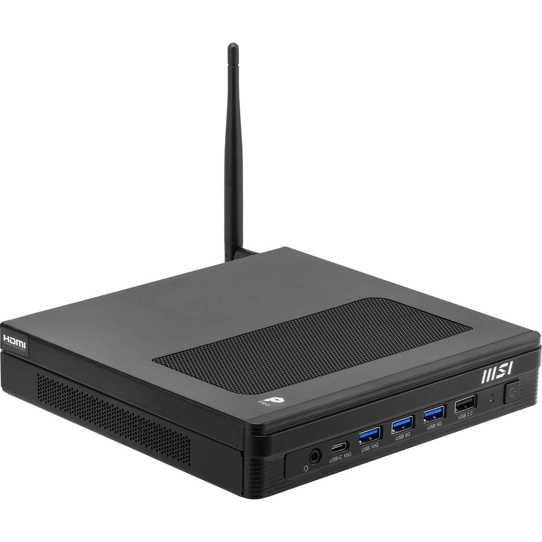 MSI PRO DP10 A14MG-002BEU PC's/werkstation Intel® Core™ i3 i3-14100 1,1L maat pc Mini PC barebone Zwart