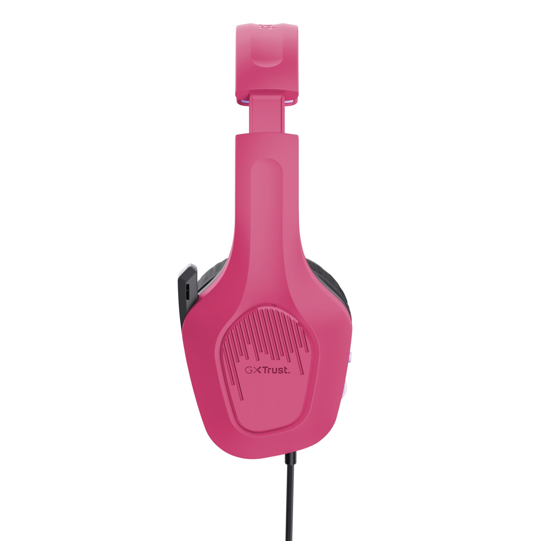 Trust GXT 415P Zirox Gaming Headset - Bedrade gamingheadset – Opklapbare microfoon – 50 mm drivers – Roze