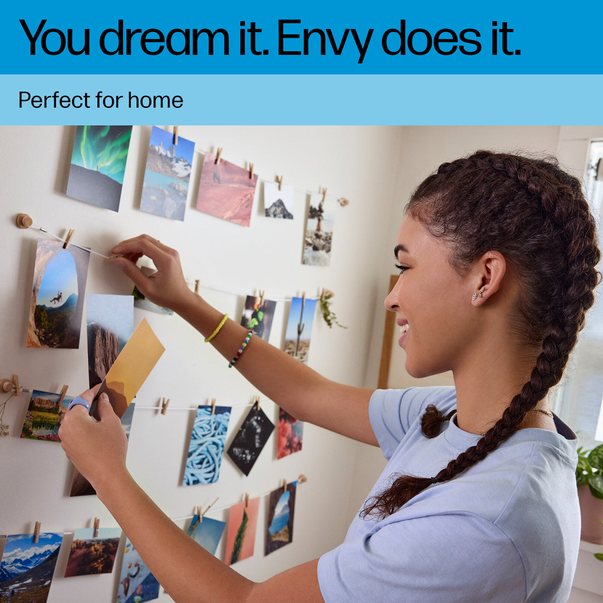HP Envy 6130 All-in-One Kleur Printer, Foto's printen; Kopieerapparaat, Scanner
