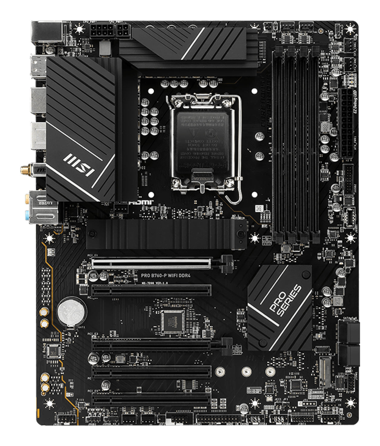 MSI PRO B760-P WIFI DDR4 moederbord LGA 1700 ATX