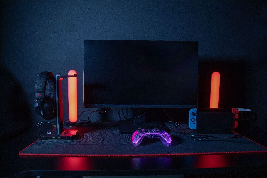 Konix PULSAR Headset Bedraad en draadloos Hoofdband Gamen USB Type-C Bluetooth Zwart