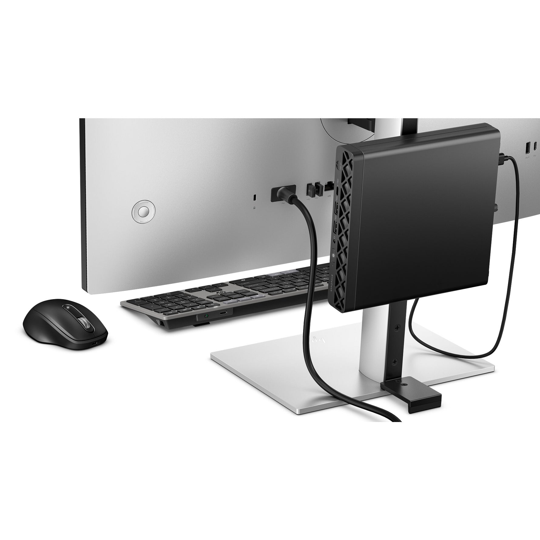 HP EliteDesk 8 Mini G1a AMD Ryzen™ 5 PRO 215 16 GB DDR5-SDRAM 512 GB SSD Windows 11 Pro Mini PC Zwart