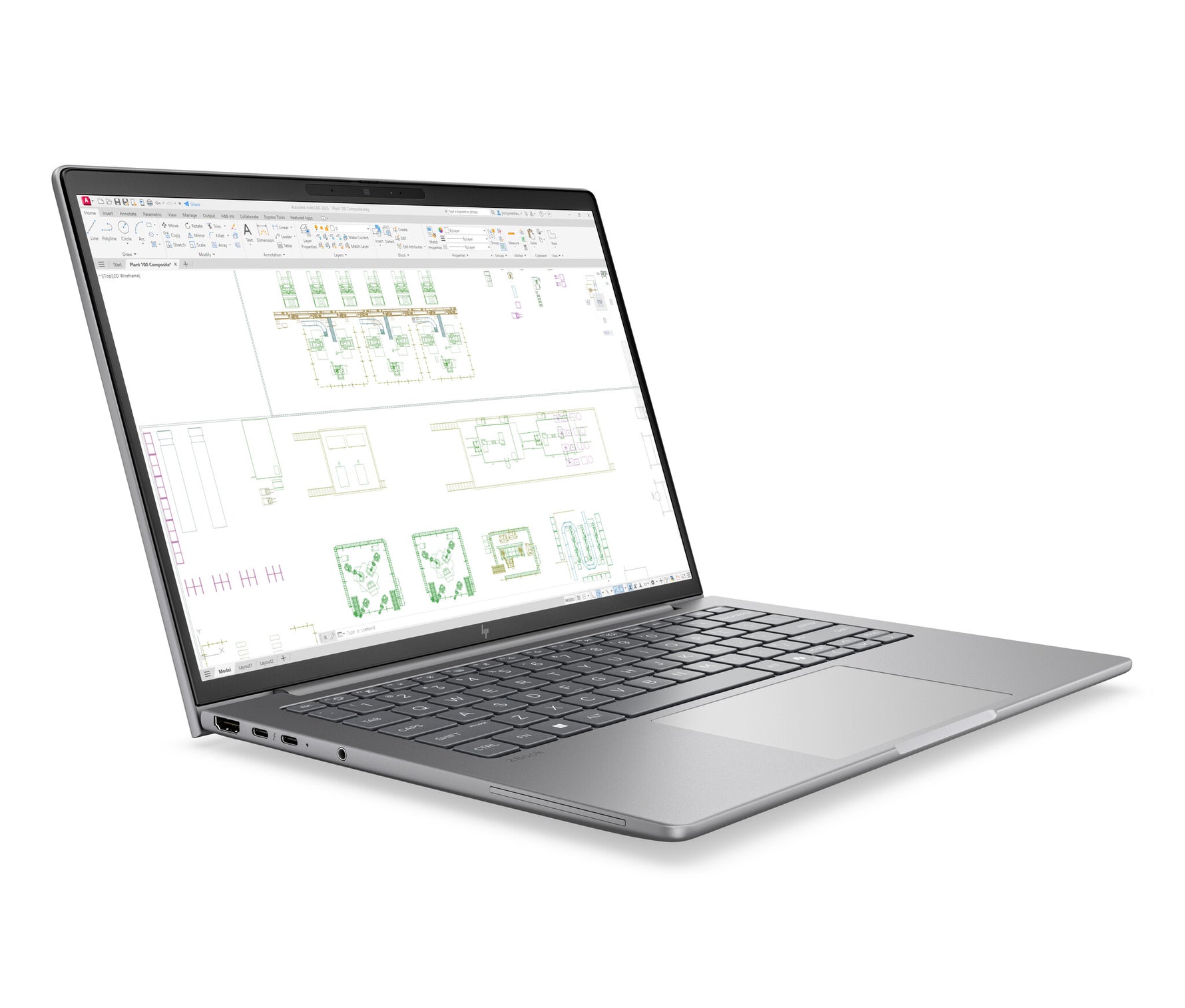 HP ZBook 8 Z8G2i14 U7 356H 14 32GB/1T PC BESgl Copilot+ PC Intel Core Ultra 7 Mobiel werkstation 35,6 cm (14") Touchscreen WUXGA DDR5-SDRAM 1 TB SSD NVIDIA RTX PRO 500 Blackwell Wi-Fi 7 (802.11be) Windows 11 Pro AI Workstation, AI PC Zilver