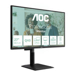 AOC Q27P4CV computer monitor 68,6 cm (27") 2560 x 1440 Pixels Quad HD LED Zwart