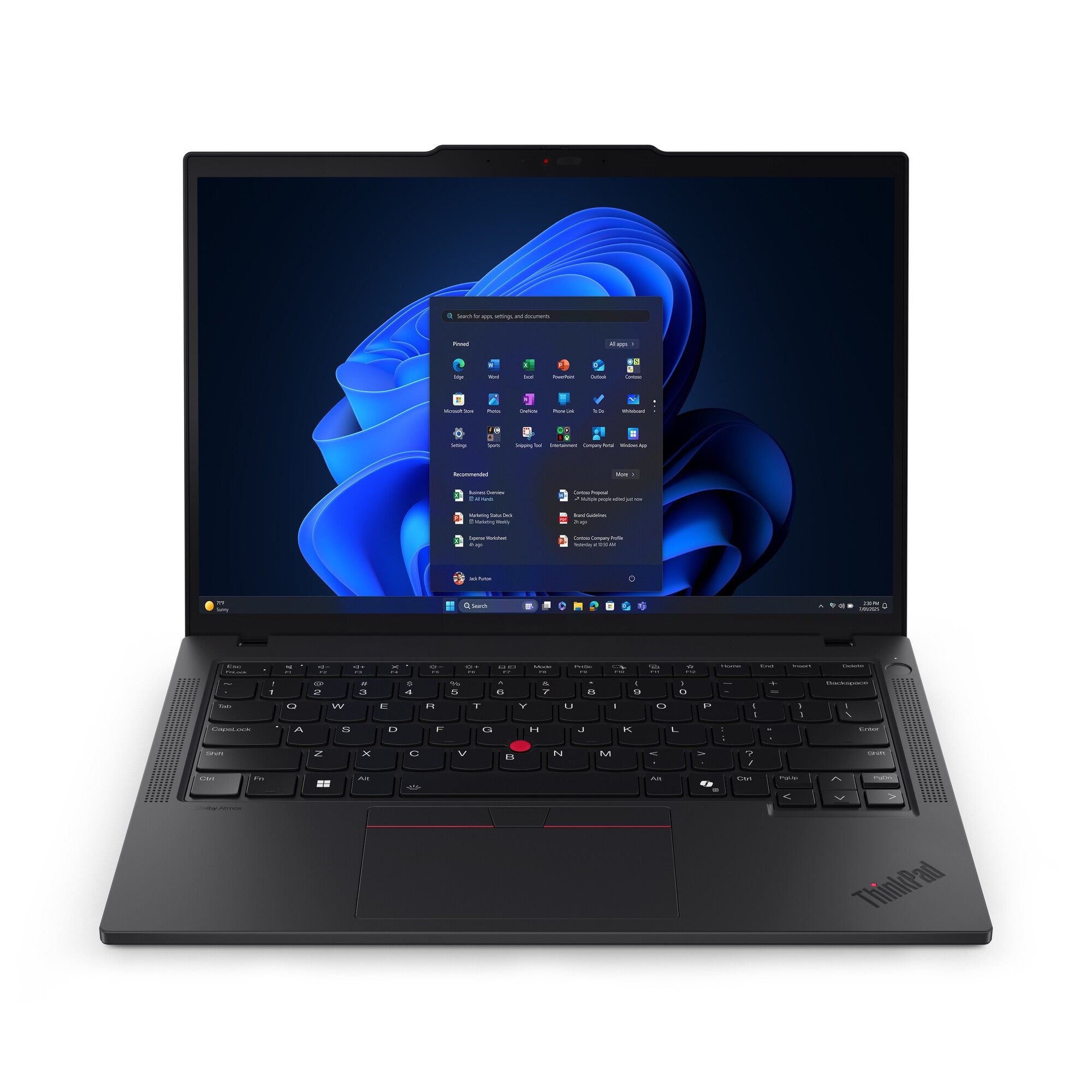 Lenovo ThinkPad T14 Gen 6 (Intel) Intel Core Ultra 5 225U Laptop 35,6 cm (14") WUXGA 16 GB DDR5-SDRAM 512 GB SSD Wi-Fi 6E (802.11ax) Windows 11 Pro Engels Zwart