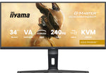 iiyama G-MASTER GCB3486WQSCP-B1 computer monitor 86,4 cm (34") 3440 x 1440 Pixels UltraWide Quad HD Zwart