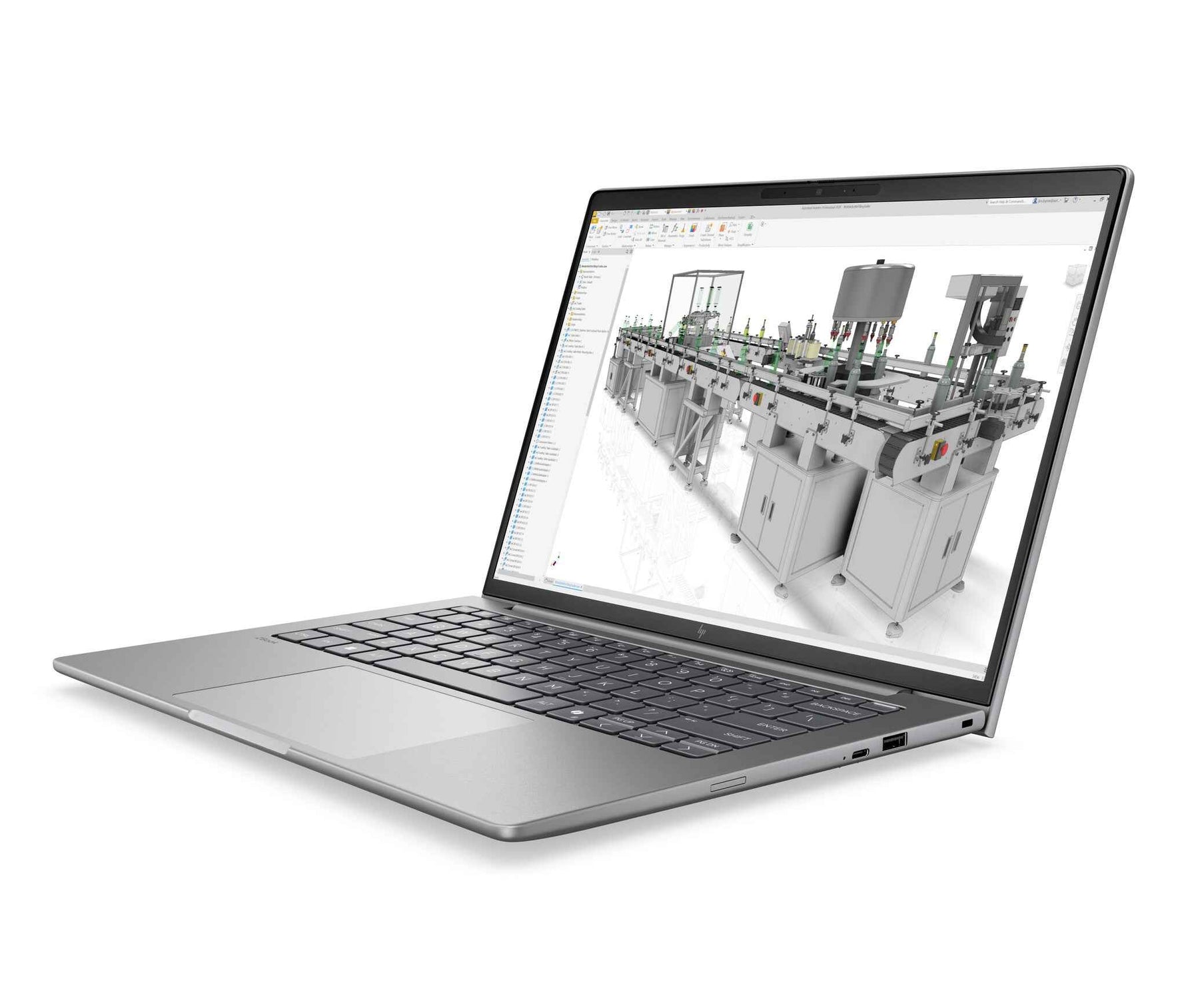 HP ZBook 8 G2i Wolf Pro Security Edition Copilot+ PC Intel Core Ultra 5 336H Mobiel werkstation 35,6 cm (14") WUXGA 24 GB DDR5-SDRAM 512 GB SSD NVIDIA RTX PRO 500 Blackwell Wi-Fi 7 (802.11be) Windows 11 Pro AI Workstation, AI PC Zilver QWERTY