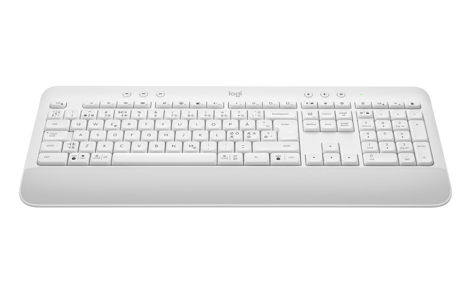 LOGITECH Signature K650 Keyboard wireless Bluetooth LE QWERTY Nordic Danish/Finnish/Norwegian/Swedish off-white (PAN)