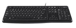 Logitech K120  Business Style Usb Keyboard [USB, 104-Key, Numpad, Durable, Black]