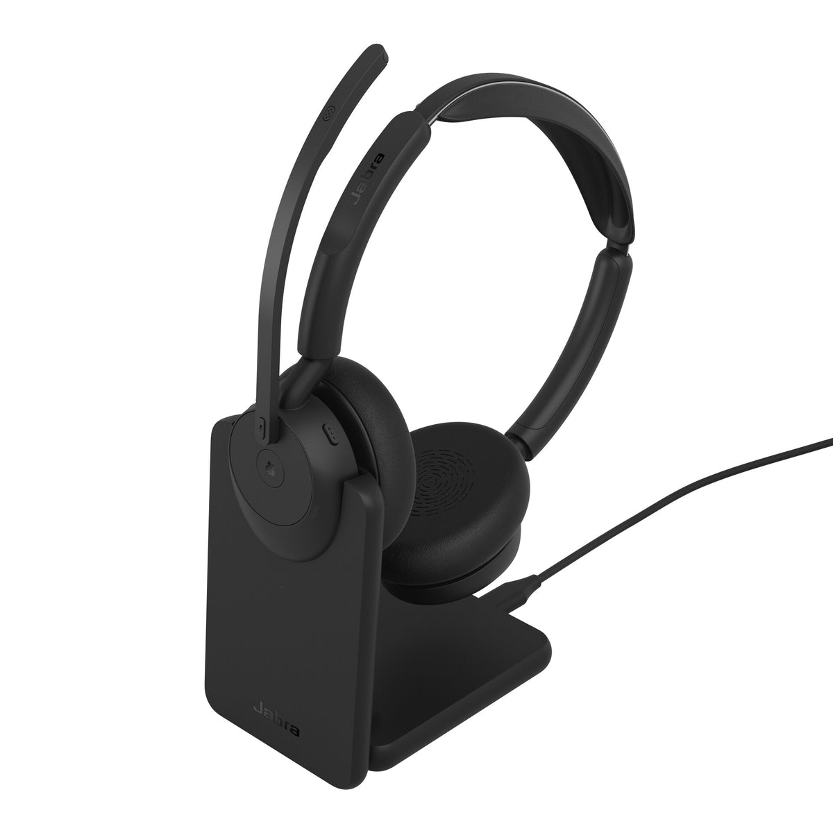 Jabra Evolve3 45 Headset Draadloos Hoofdband Kantoor/callcenter USB Type-A Bluetooth Zwart