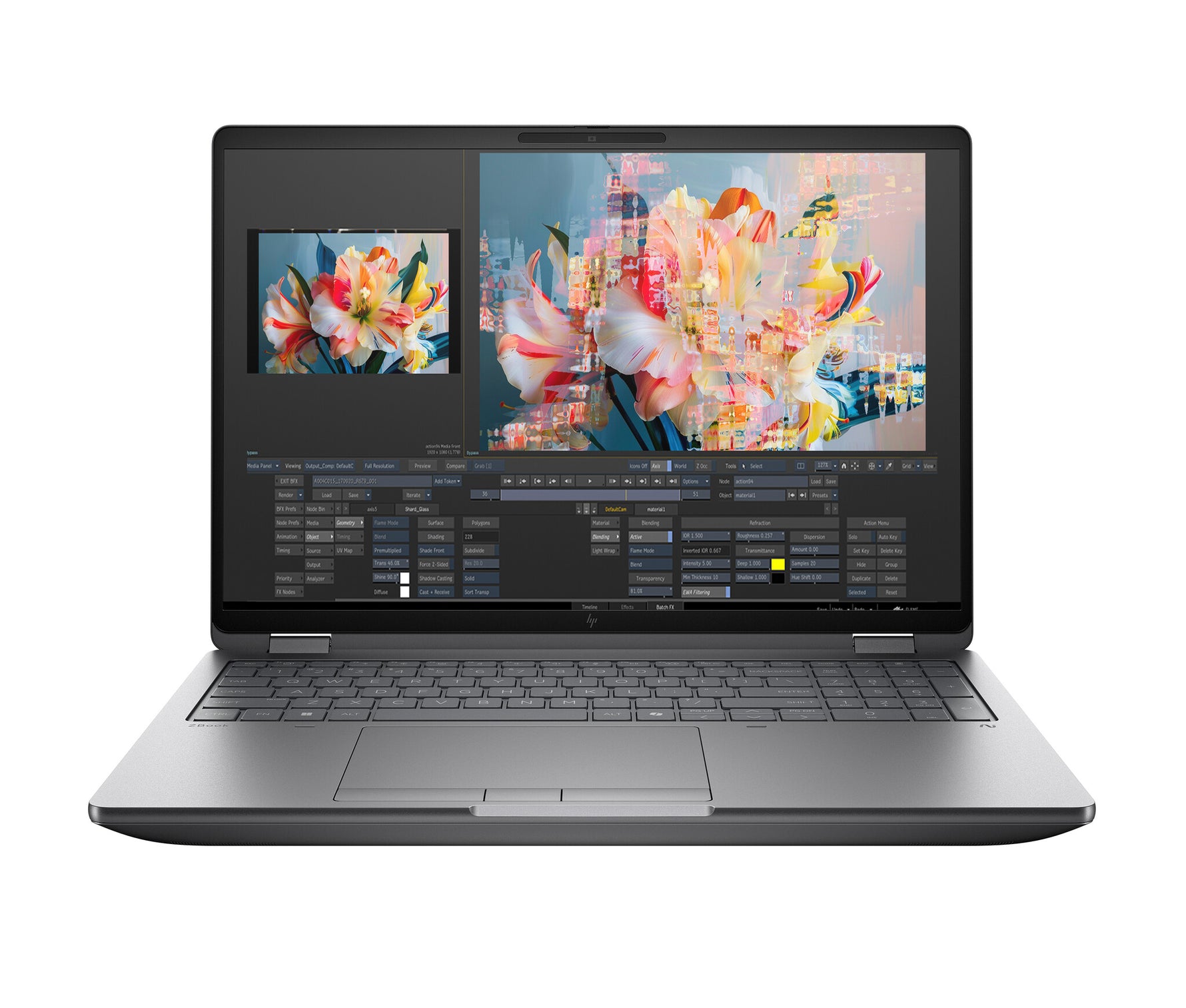 HP ZBook Fury C78GDET#UUG laptop Intel Core Ultra 7 255HX Mobiel werkstation 40,6 cm (16") 2.5K 32 GB DDR5-SDRAM 1 TB SSD NVIDIA RTX PRO 4000 Blackwell Wi-Fi 7 (802.11be) Windows 11 Pro AI Workstation, AI PC Zilver