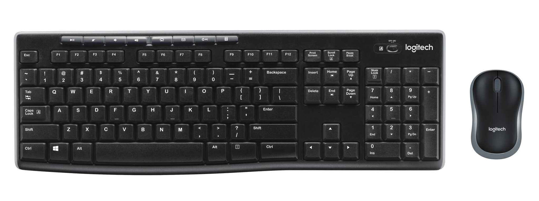 LOGITECH MK270 Wireless Combo black USB (FRA)
