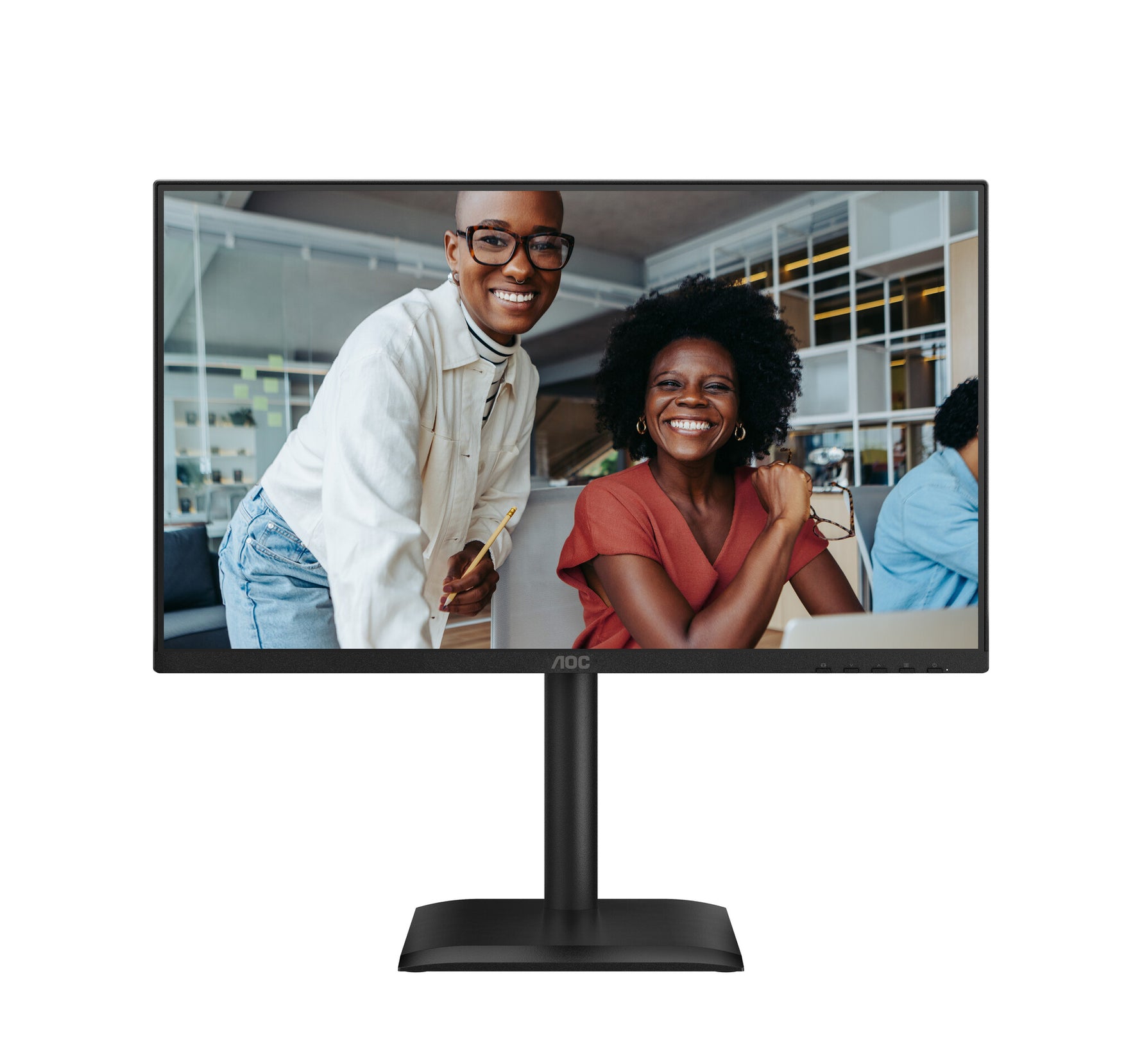 AOC E4 24E4CV computer monitor 60,5 cm (23.8") 1920 x 1080 Pixels Full HD LED Zwart