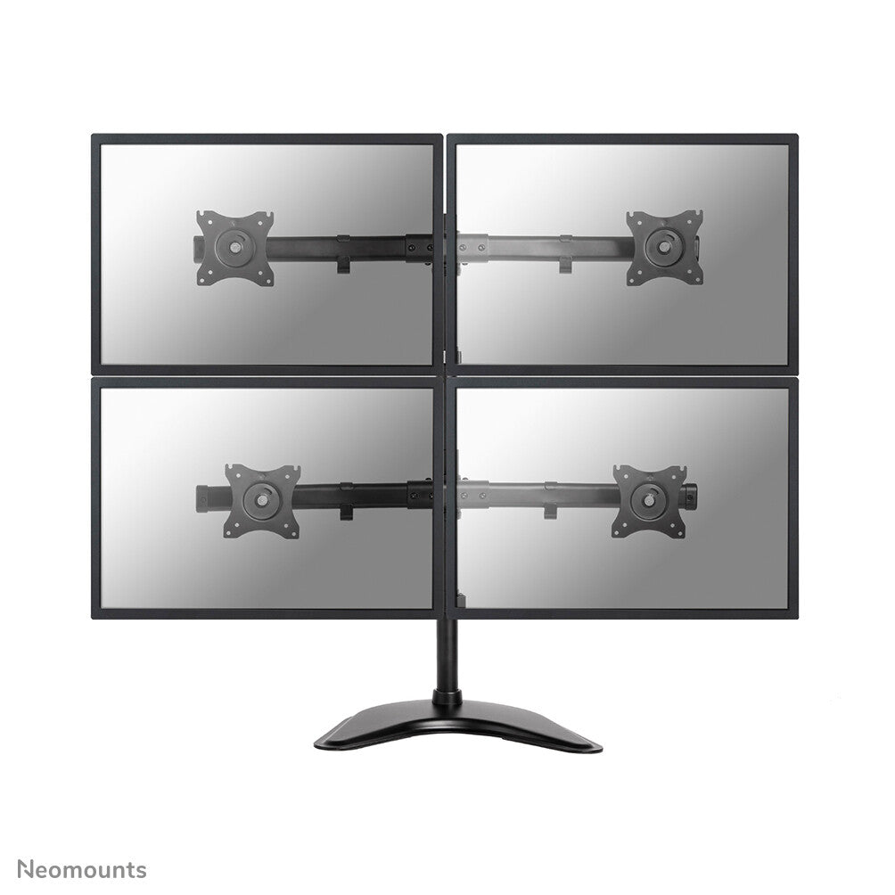 Neomounts NM-D335D4BLACK Monitorstandaard 10-27"