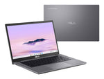 ASUS Chromebook Plus CX34 CB3402CVA-MW1326 Intel Core 3 100U 35,6 cm (14") Touchscreen Full HD 8 GB LPDDR5x-SDRAM 128 GB UFS Wi-Fi 6E (802.11ax) ChromeOS Grijs AZERTY Belgisch