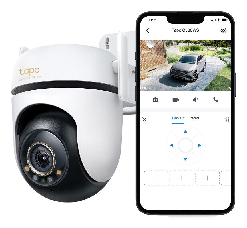 TP-Link TAPO C530WS bewakingscamera Turret IP-beveiligingscamera Buiten 2880 x 1620 Pixels Muur