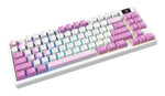 MSI FORGE GK600 TKL WIRELESS VIOLET toetsenbord Gamen USB + Bluetooth QWERTY Brits Engels Roze, Violet, Wit
